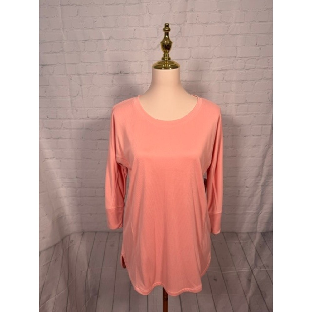 NWT‎ Chico's Coral Modal Tunic Top 3/4 Sleeve Women's Size 0 Small